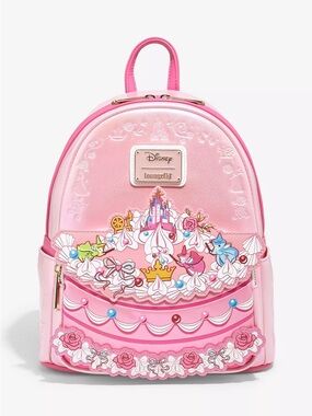 Loungefly Disney Sleeping Beauty Aurora Cake Mini Backpack NWT in Plastic